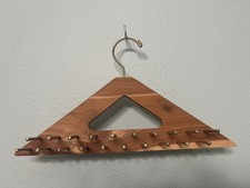 WOODLORE Tie Belt Hanger Holder Rack 40 Pegs Cedar Wood Closet Organizer