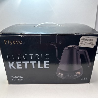 Elite Flyeve  1L Digital Water Kettle, 304 Stainless Steel Interior 0.8 L.