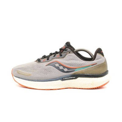 Saucony Herren Triumph 18 Sneaker Grau/Orange Textil/TPU ämpfend Laufschuh EU 41