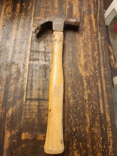 Plumb Vintage Original Claw Hammer Red Wooden Handle Vintage Tool