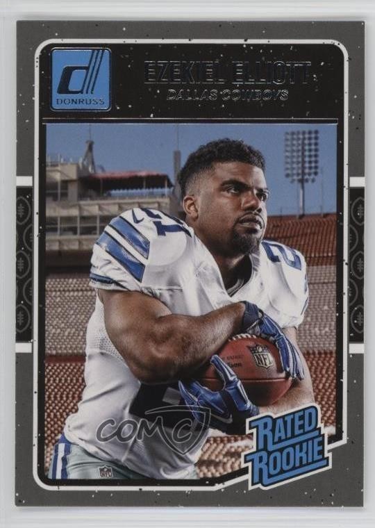 2016 Donruss Rated Rookies Ezekiel Elliott #368 Rookie RC