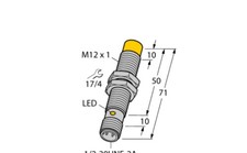 1304232 Turck Inductive Proximity Sensor; Inductive Sensing Mode; M 12 x 1; 35