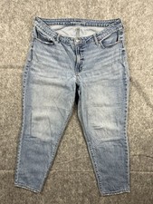 Old Navy Women High-Rise OG Straight Jeans Secret-Smooth Blue Light Wash Size 18