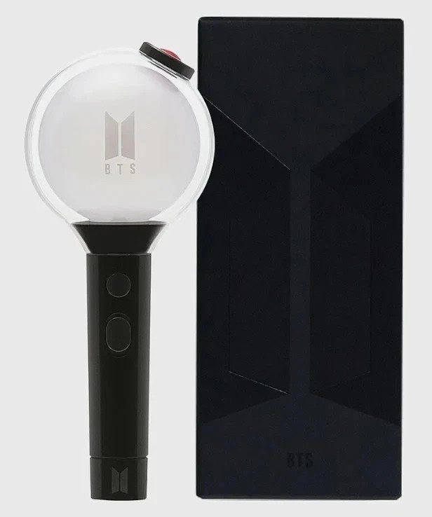BTS ペンライト JIN フォトカード付き NEW BTS Official Light Stick Special Edition + Case + 7 Photo