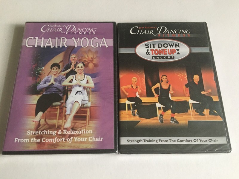 Jodi Stolove 2 Chair Dancing Yoga Tone Up Sealed New Dvd DVDS