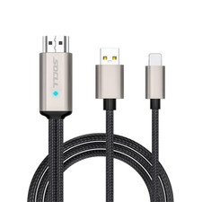 HDMI-Adapter 1080P für iPhone zu TV, 2m Plug & Play