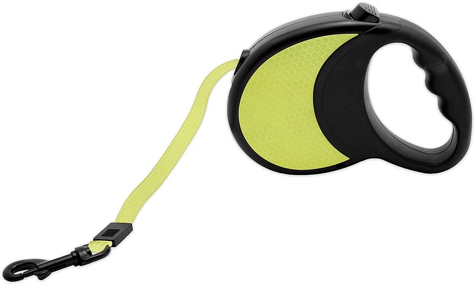 Ruffin' It Hi-Vis Reflective Retractable Dog Leash - Medium, 16 ft, Durable - Image 2 of 2