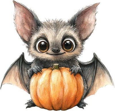 Farbe Halloween Fledermaus Wandbild Schlafzimmer Laptop Dekor Vinyl Aufkleber Abziehbild 6 Größen