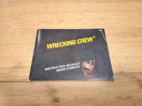 Jeu Nintendo NES Wrecking Crew complet ASD