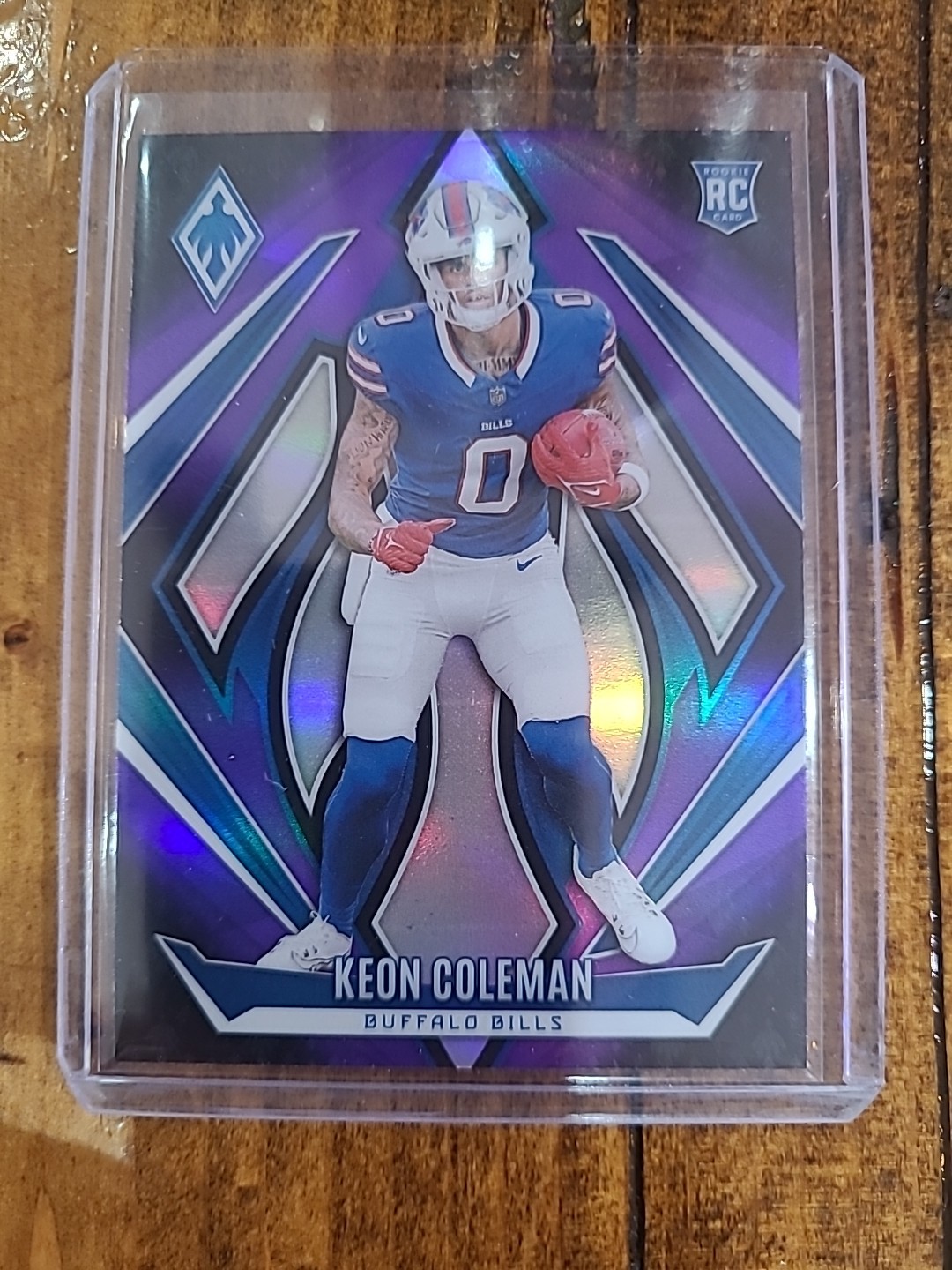 2024 Panini Phoenix - Rookies Keon Coleman #213 Purple Fade (RC)