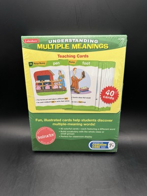 Lakeshore Understanding Multiple Meanings Teaching 40 Cards Ages 7+ Grades 2-5