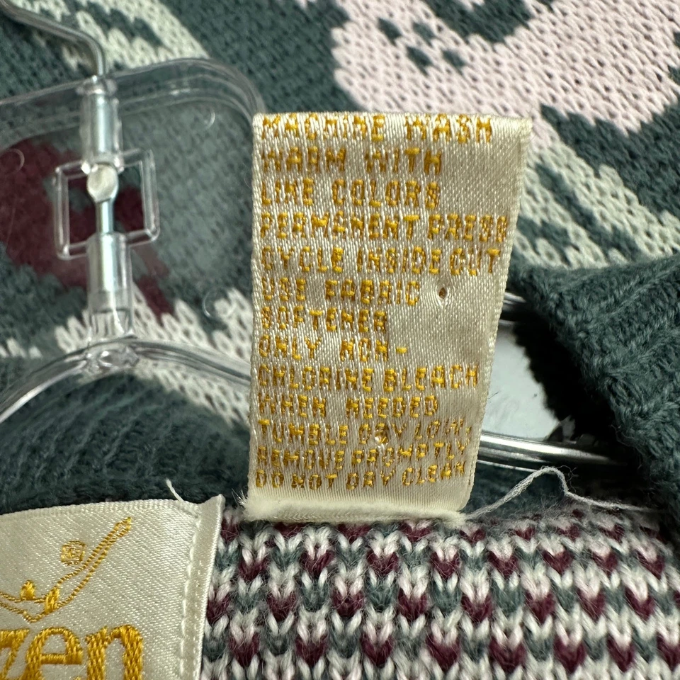 Jantzen Womens Size S Vintage Sweater Vest Floral Cottagecore Retro - Image 4 of 4