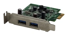ECS U3N2-D Dell FWGJ8 / 0FWGJ8 2-Port USB 3.0 PCIe x1 Low Profile Expansion Card