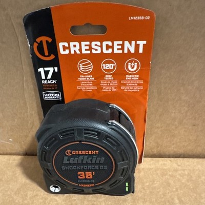 Crescent Shockforce Nite Eye G2 Magnetic Tape Measure 1 1/4In X 35'. New!