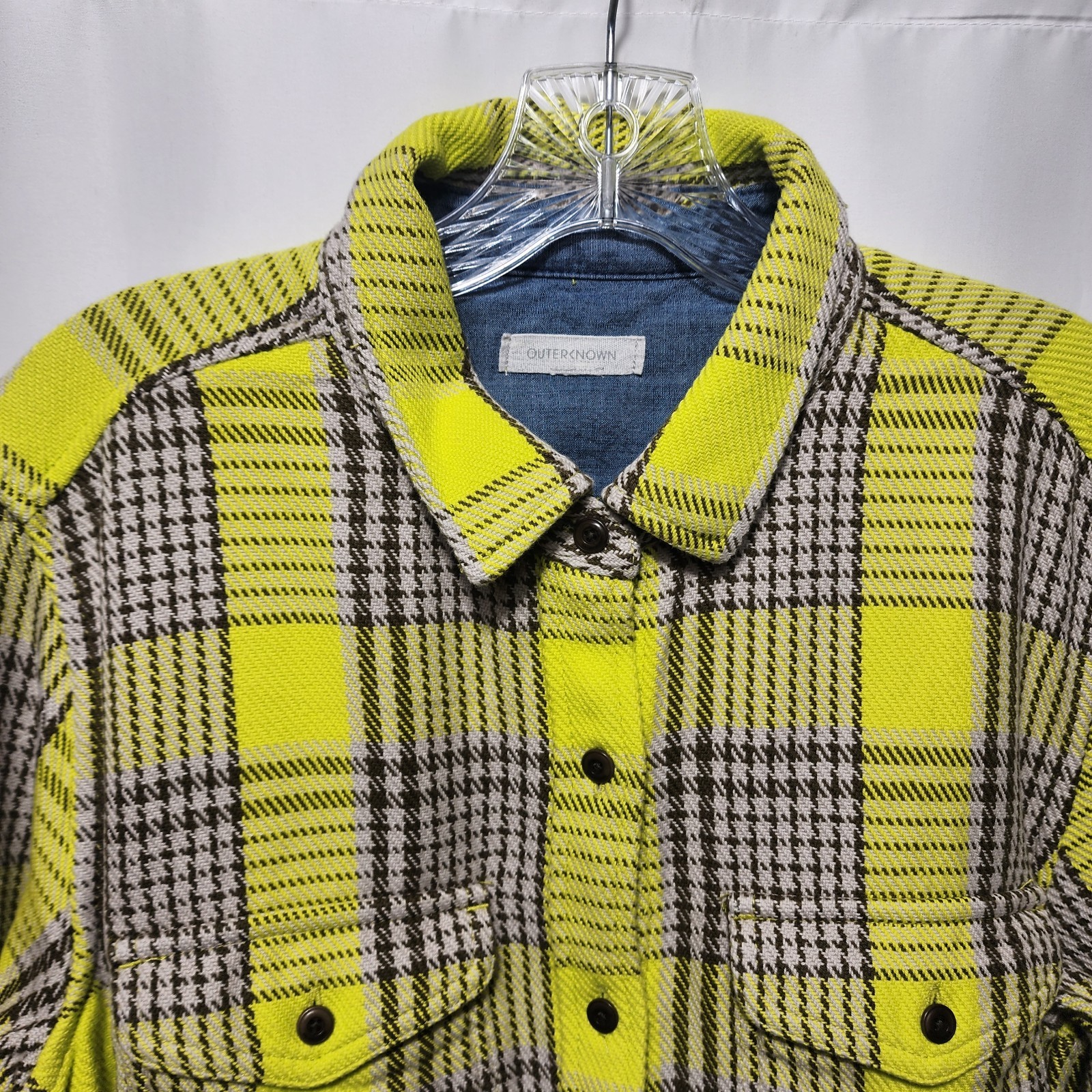 OuterKnown Button Down Plaid Flannel Blanket Shir… - image 6