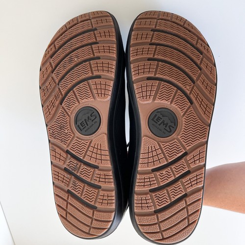 Lems Kourt Grip Leather Shoes Mens 11.5 Midnight Black Comfort Outdoor - Bild 9 von 11