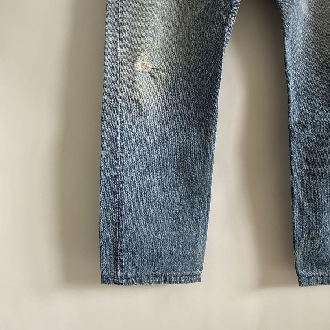 00S Usa Made Levi'S 501 Indigo Blue Fade | eBay