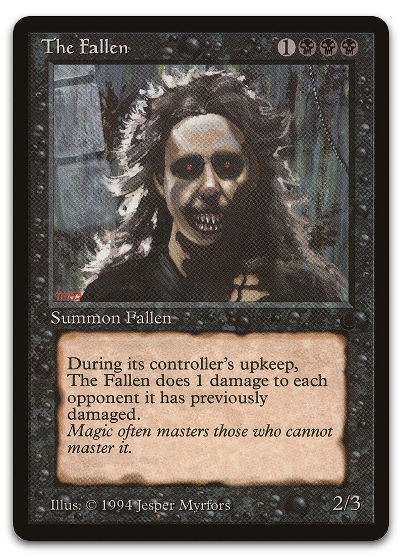The Fallen (LP) The Dark DRK Magic MTG