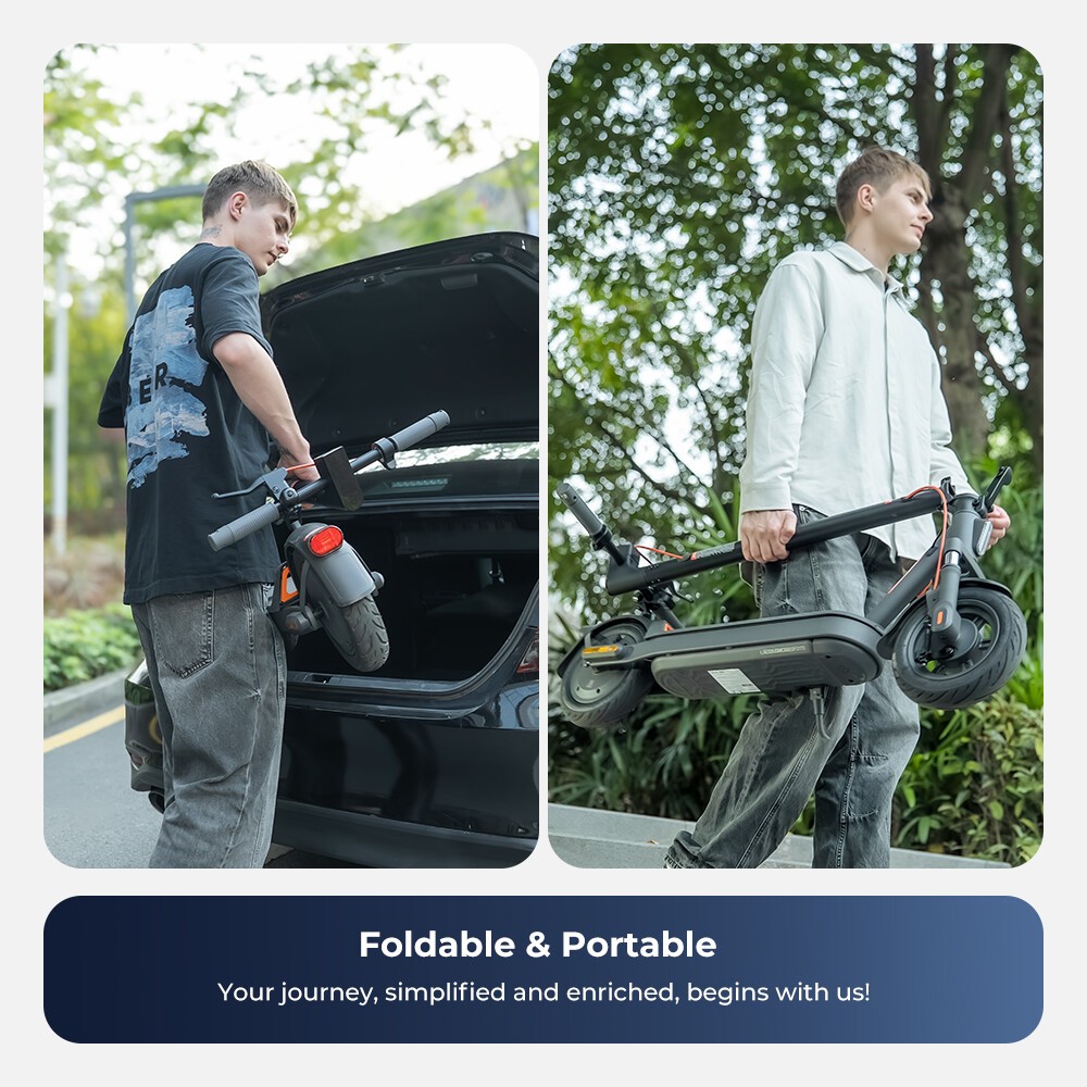 10'' ADULT ELECTRIC SCOOTER 400W 19 MILES LONG RANGE 15MPH