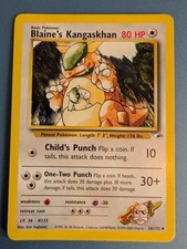Blaine's Kangaskhan (36/132) from the Gym Heroes expansion set on eBay