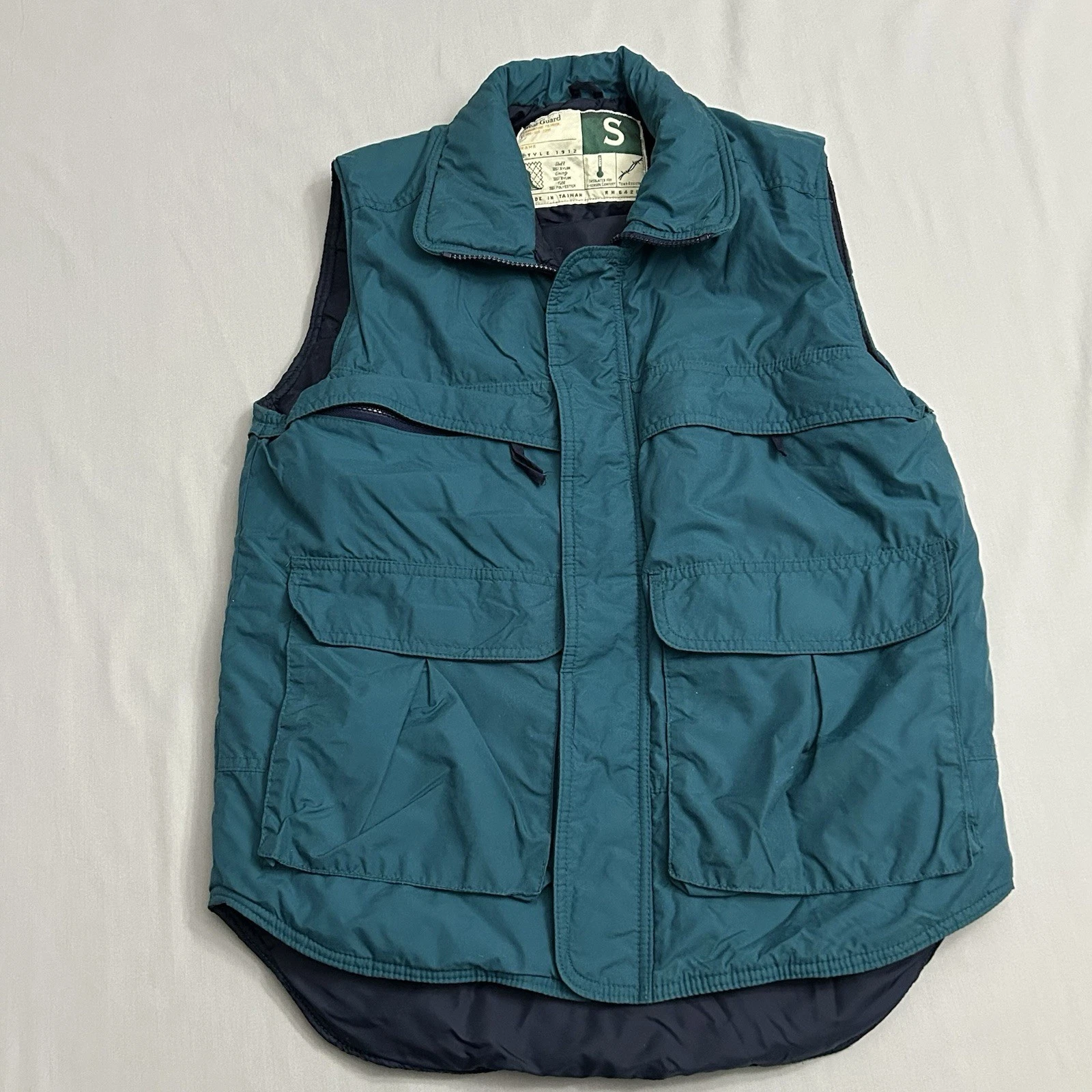 Vintage WearGuard Utility Vest Mens Small S Workwear Nylon Polyester Insulated