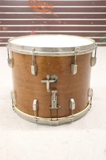 Leedy 12x15" Marching Snare Drum Mahogany Vintage 1940's