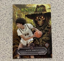 Nate Ament 1/1 Gold Lazer Monster Hit 2025 Wild Card Haunted Hits Tennessee Vols