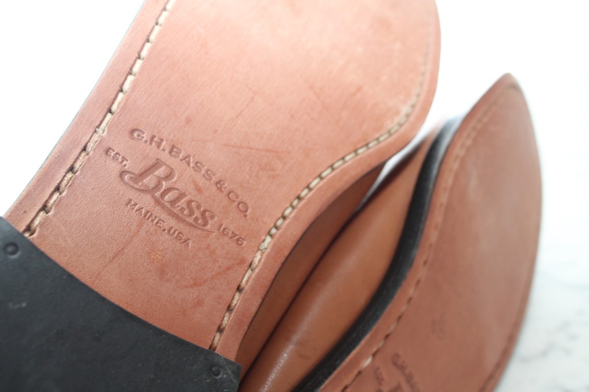 GH Bass Walter Tan Leather Loafers Mens 10 Preppy Old Money 
