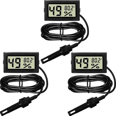 Mini Digital Thermometer Humidity Meter Hygrometer for Incubator Greenhouse