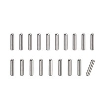0.6x4mm Dowel Pins, 20pcs Round Head Flat Chamfered End Dowel Pin