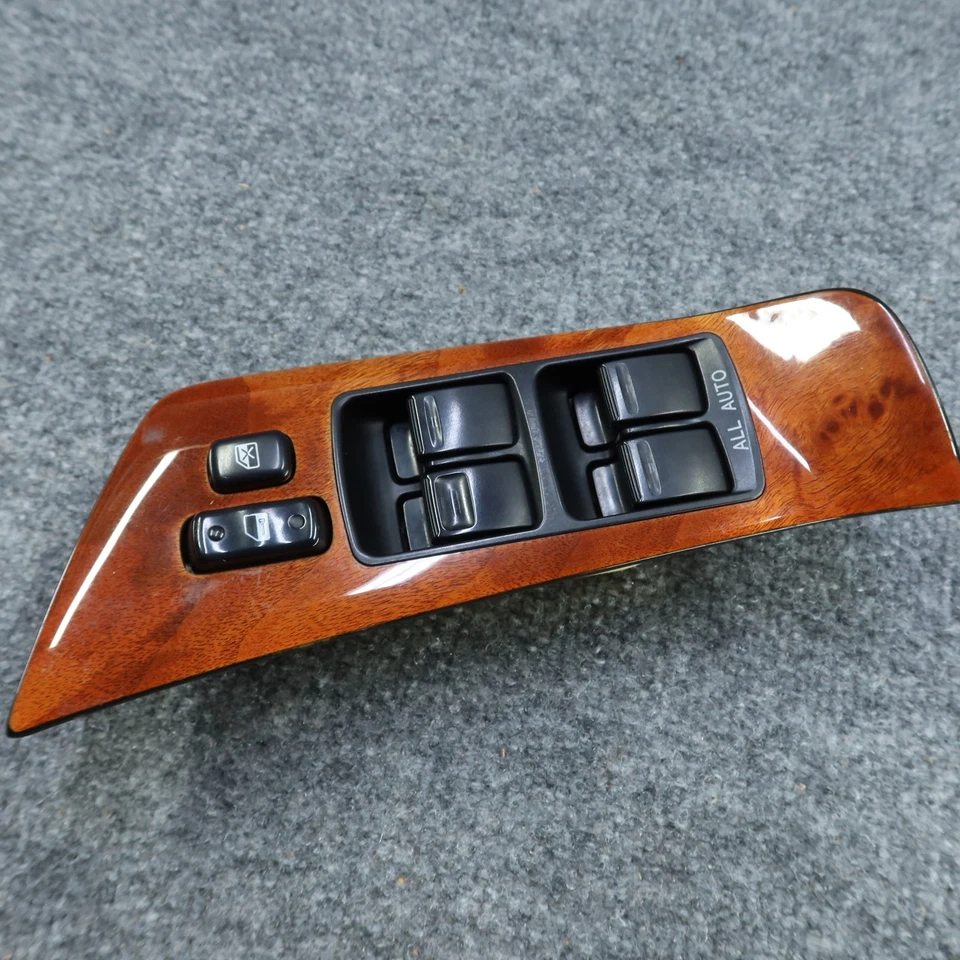 Interruptor de ventana principal Lexus RX300 1999-2003 puerta del conductor cerradura eléctrica madera OEM Foto 4 de 4