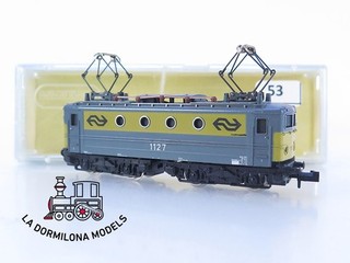 MM53 N =DC MINITRIX Elektrolok 1127 gelb grau der NS OVP