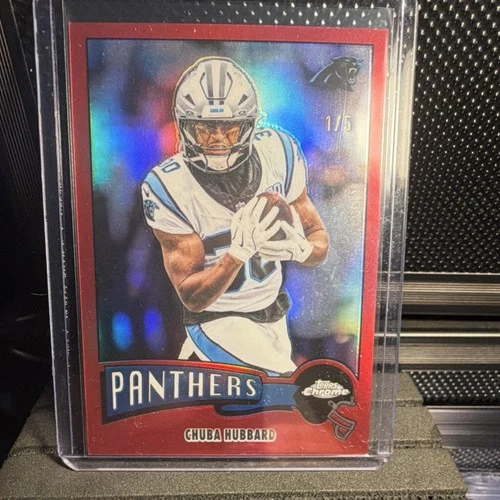 2025 Topps Chrome Chuba Hubbard Base (RAW)