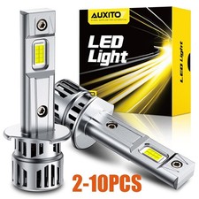 Auxito H1 Led Headlight Bulbs Upgraded 6500k White Lamps Canbus Ready2-10x