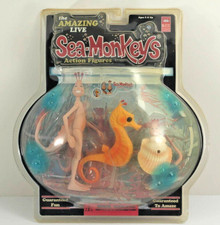 Sea-Monkeys Action Figures Father  Son Majestic Studios 2004 From Japan MOC