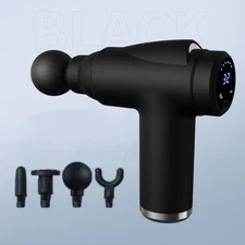 Portable High Power Massage Gun- Relieve Sore Muscles Relaxation LCD MultiSpeeds