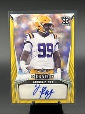 2023 Leaf Draft Autographs Gold #BA-JR2 Jaquelin Roy (AU RC)