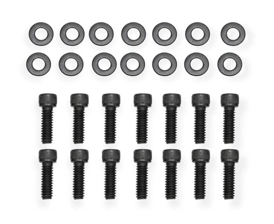 Holley Sniper 890004B Fabricated Aluminum Valve Covers w/Baffle - Black Finish - Image 4 of 4