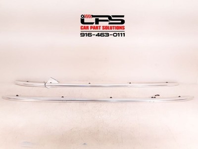 17-19 Audi Q7 Aluminum Roof Rail Pair 4M0860021C 4M0860022C