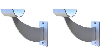 Single Ballet Open Bracket (pair) Fixed Height Wall Mount Ballet Barre 2 Bracket