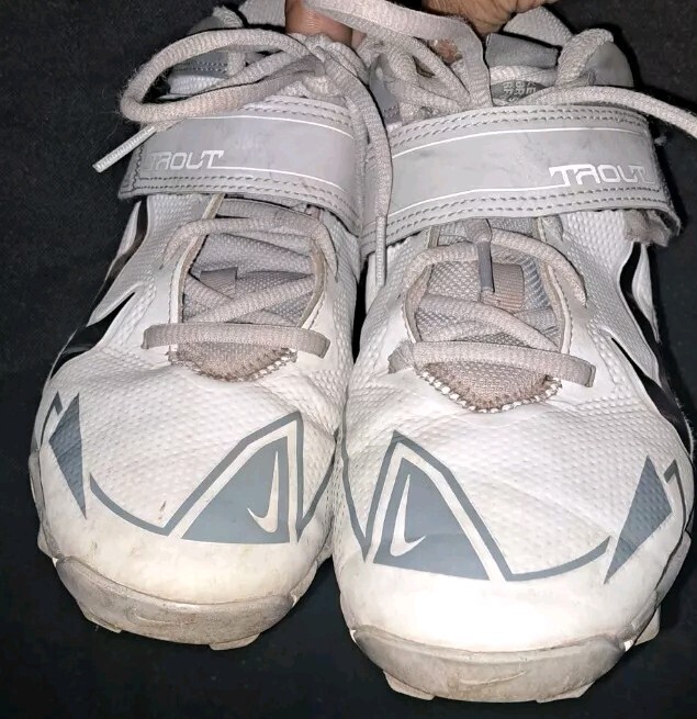 Nike Mike Trout Baseball Shoes Gray 5Y eBay