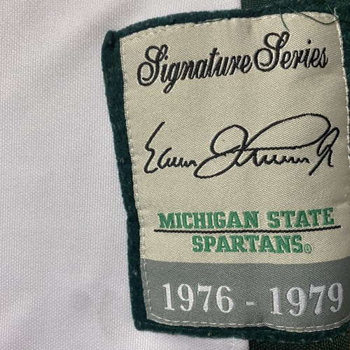 Earvin Magic Johnson #33 Michigan State 1976-79 Signature Series Jersey SZ 60 - Picture 4 of 11