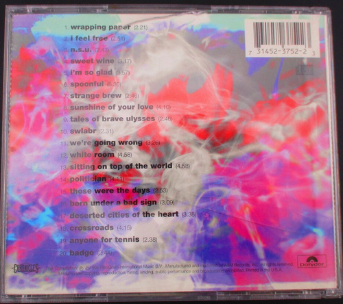 Cream, The Very Best of, CD, 1995, Polydor - Picture 5 of 5