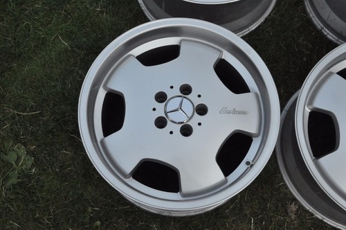 Lorinser alloy wheels 18 9J RS90 9018537 mercedes sec 124 126 129 107 deep dish - Picture 3 of 12