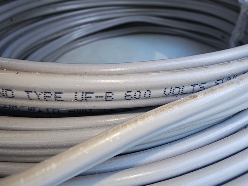 CABLE ELÉCTRICO 24JJ83: SOUTHWIRE, GRIS 14/2 WG, UF-B, 115' LARGO, NUEVO OTRO - Imagen 5 de 5