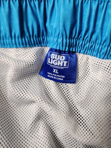 Bud Light Herren Badehose blau mit integriertem Mesh Slip Gr. XL - Bild 4 von 4