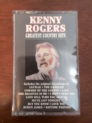 Greatest Country Hits by Kenny Rogers (Cassette, Sep-1990, Curb)