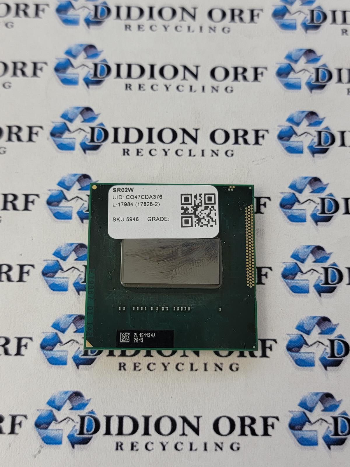 Intel CPU Core i7-2760QM 2.40 GHz 4 Core 8 Thread SR02W SKU 1937 | eBay