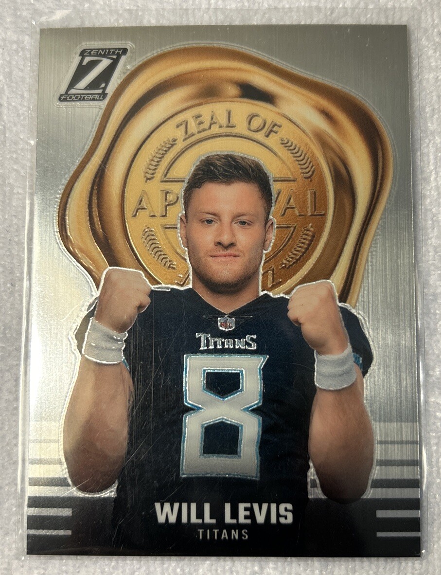2023 Panini Zenith - Zeal of Approval Silver #25 Will Levis (RC)