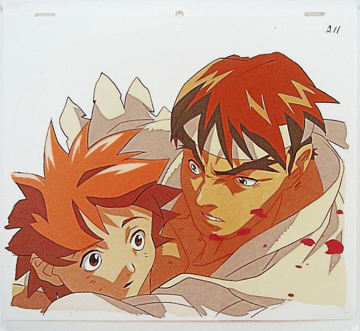 STREET FIGHTER ALPHA ZERO RYU ANIME PRODUCTION CEL 6